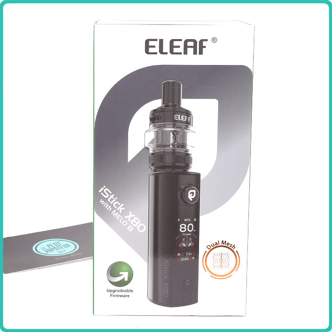 Packaging du Kit iStick X80 Eleaf